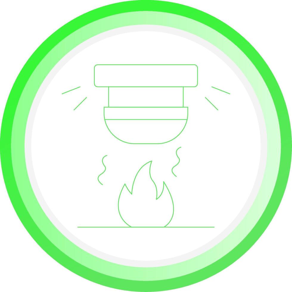 Fire Alarm Creative Icon Design vector