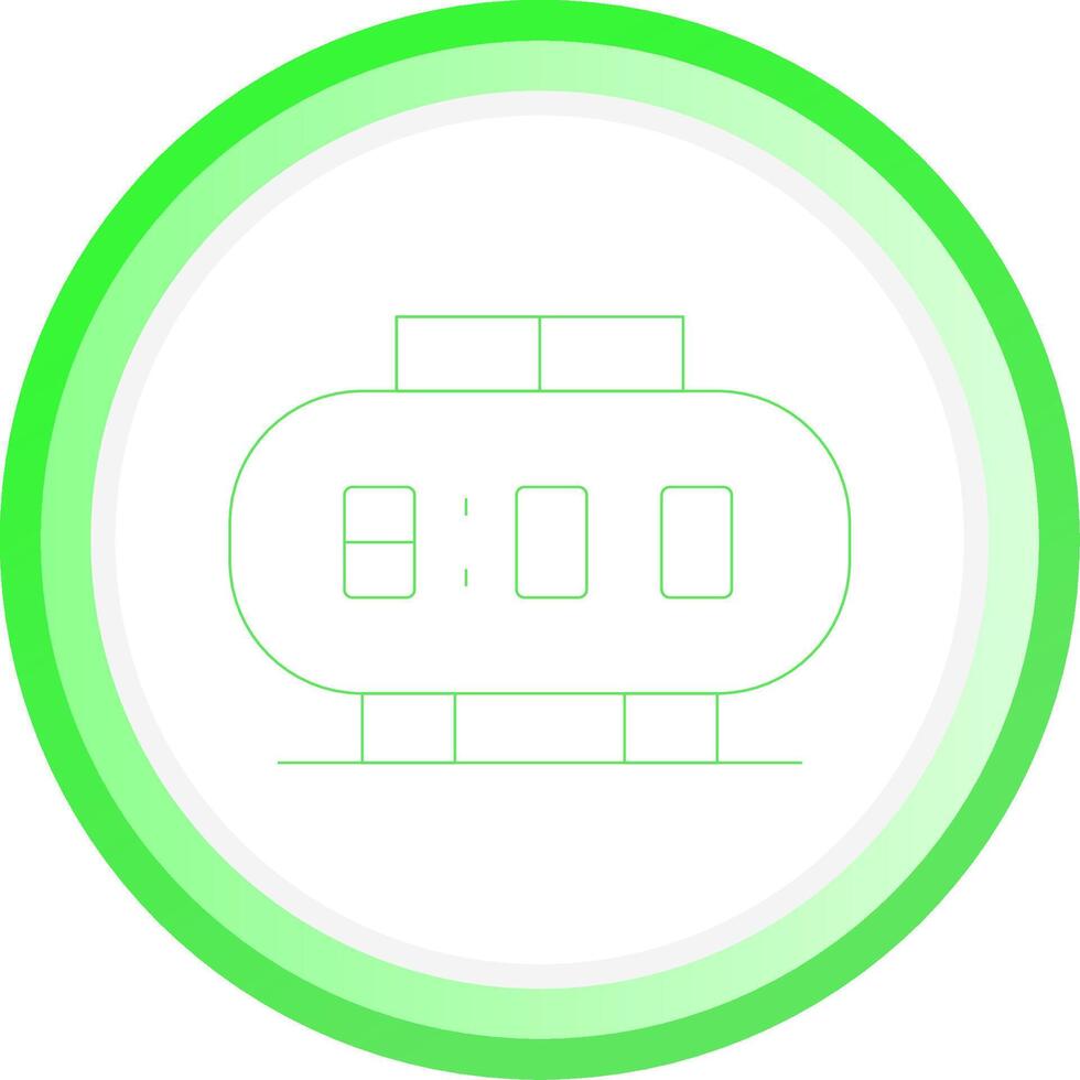 Digital Clock Creative Icon Design vector