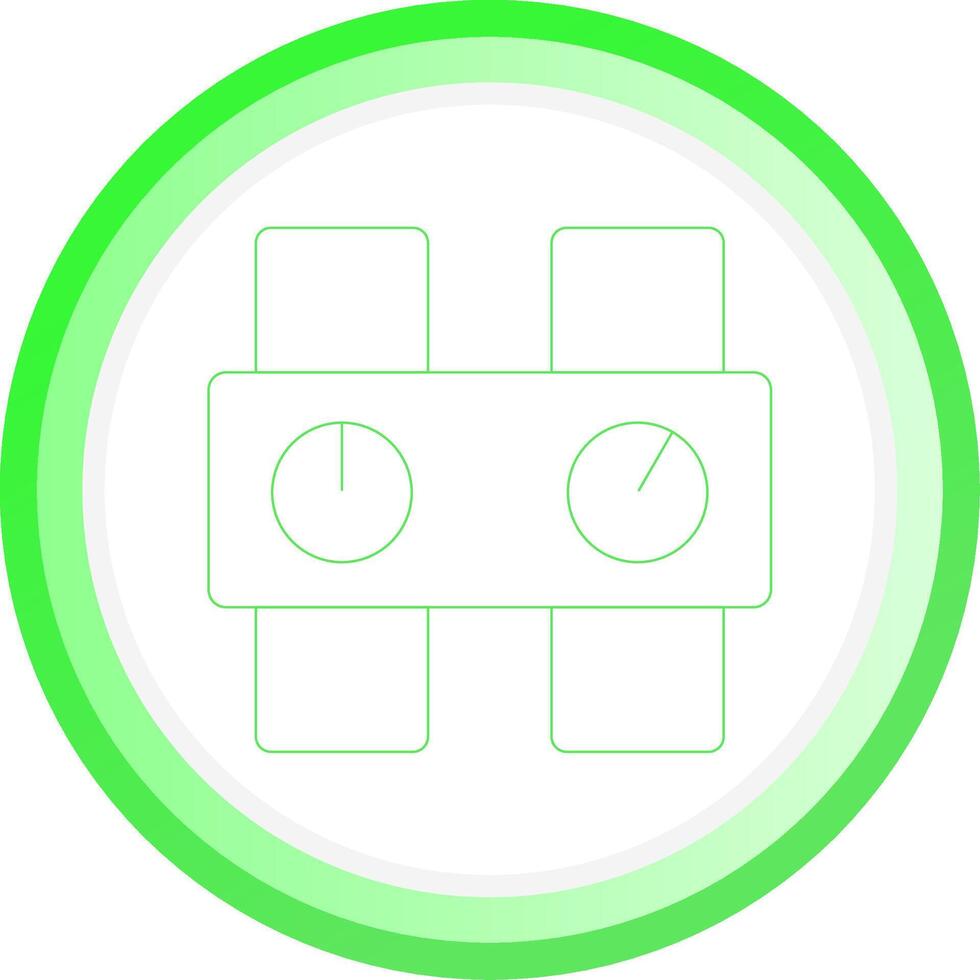 Pressure Gauge Creative Icon Design vector