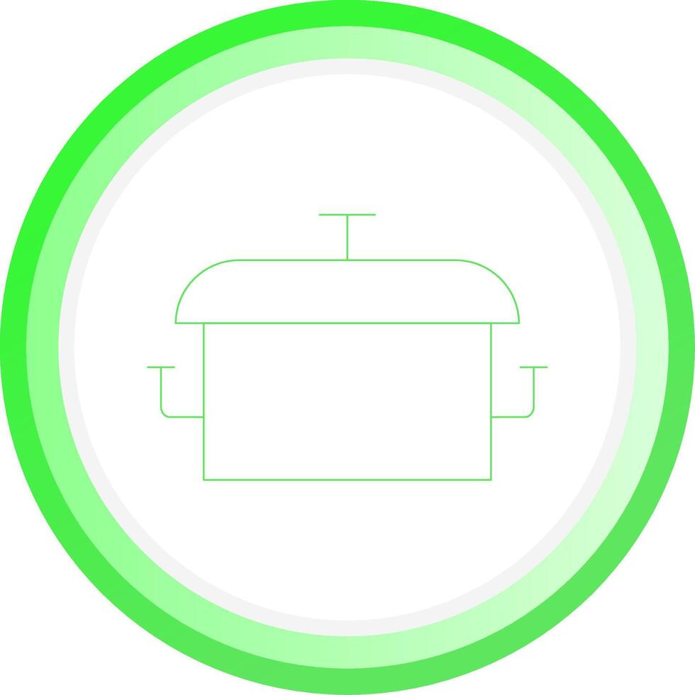 Cooking Pot Creative Icon Design vector