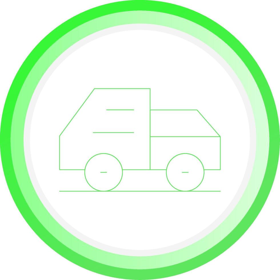 Garbage Truck Creative Icon Design vector