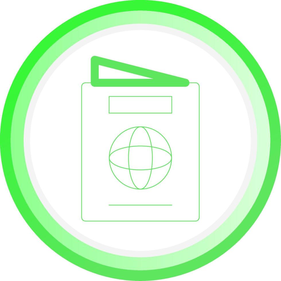 Passport Creative Icon Design vector