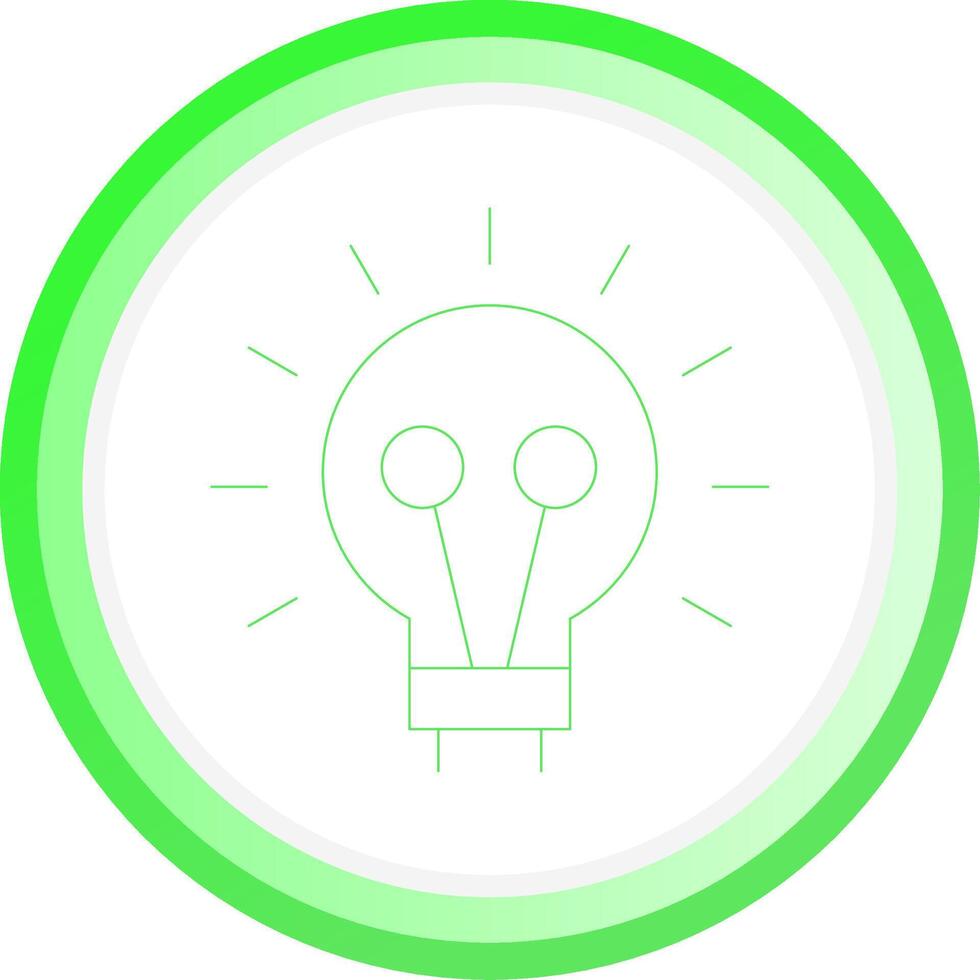 Bulb Creative Icon Design vector
