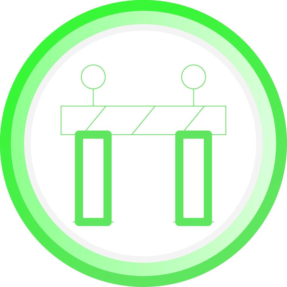 Barrier Creative Icon Design vector