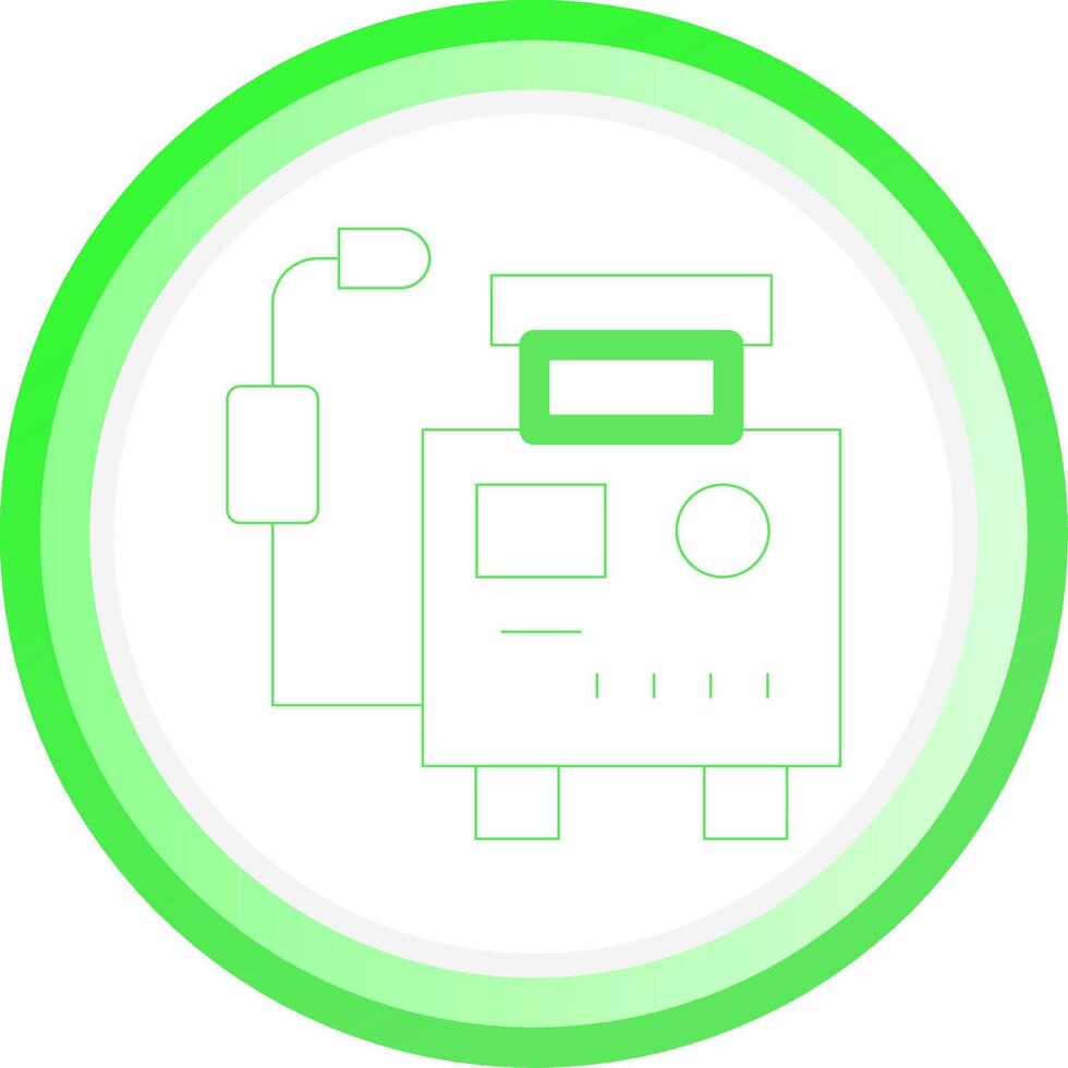 Welding Machine Creative Icon Design vector