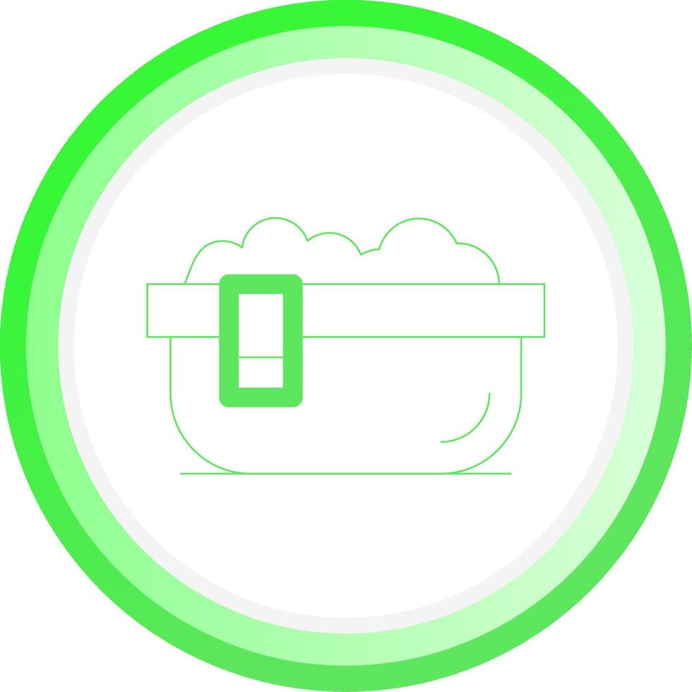 Bathtub Creative Icon Design vector