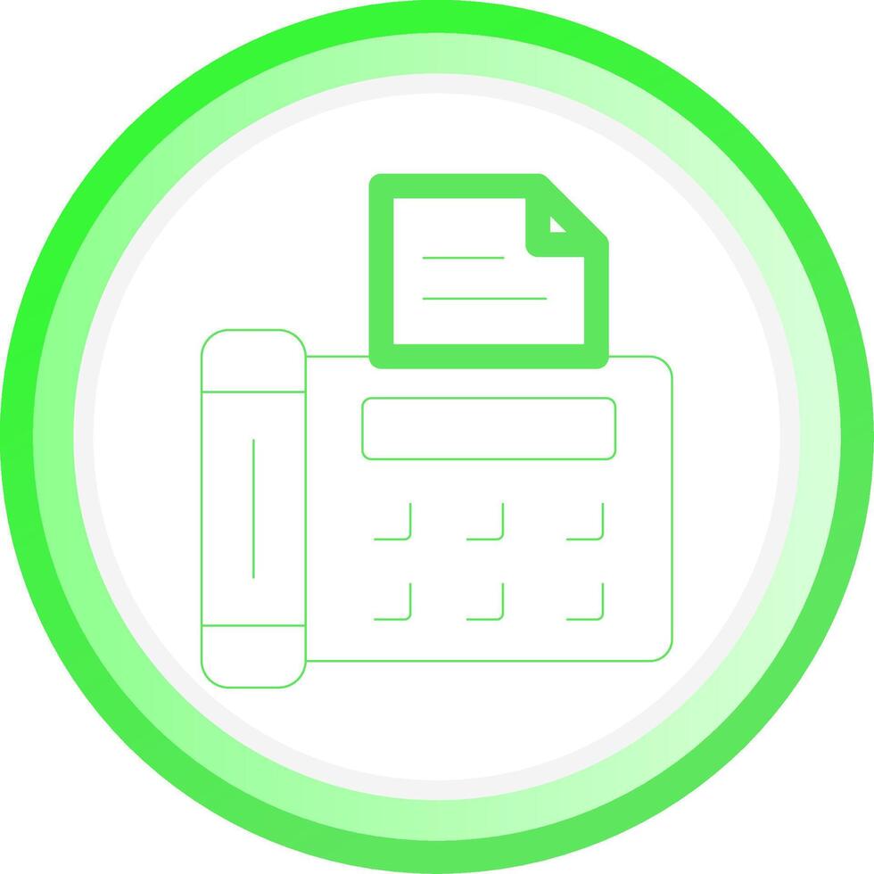 Fax Creative Icon Design vector