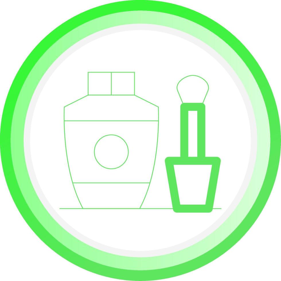 Nail Polish Creative Icon Design vector