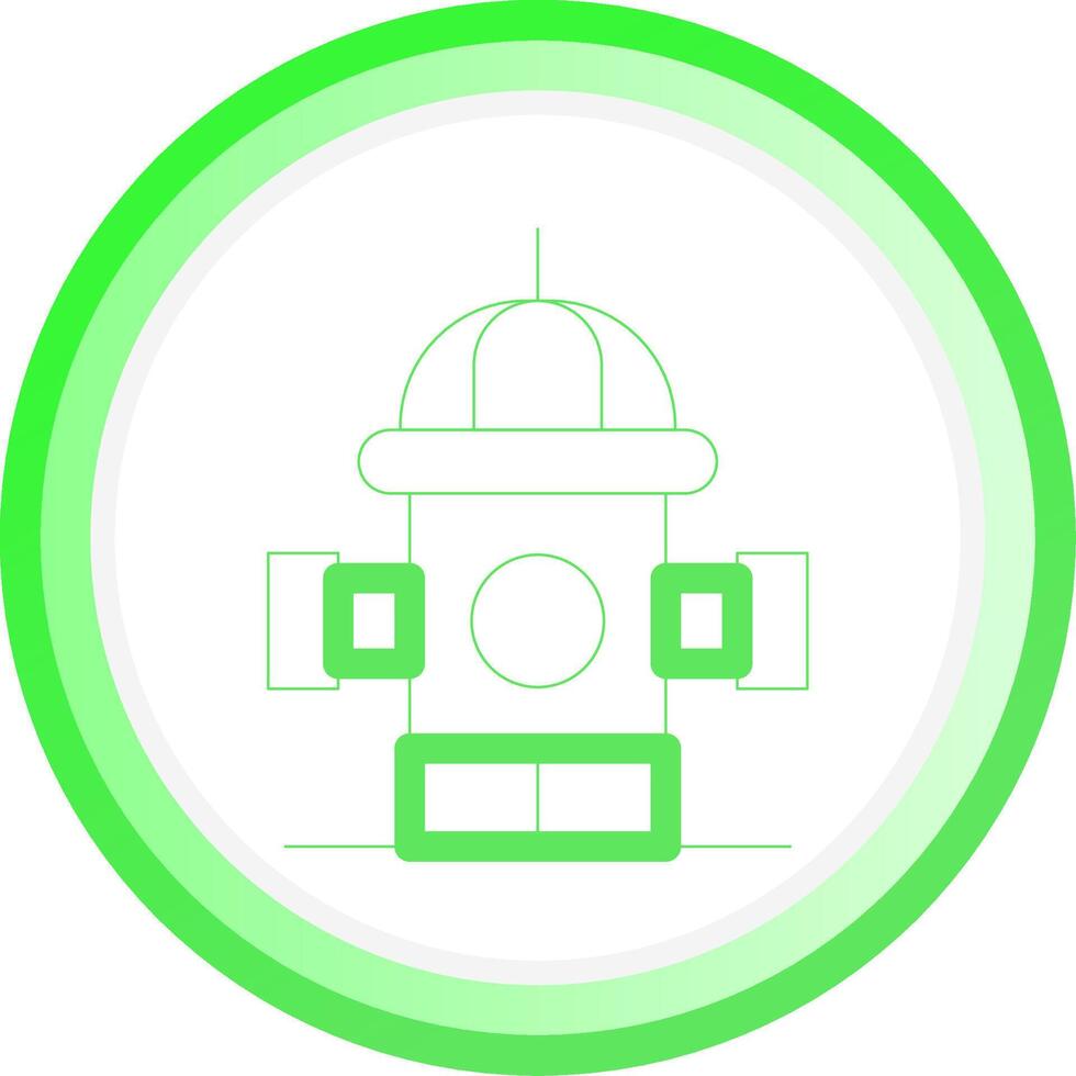 Fire Hydrant Creative Icon Design vector