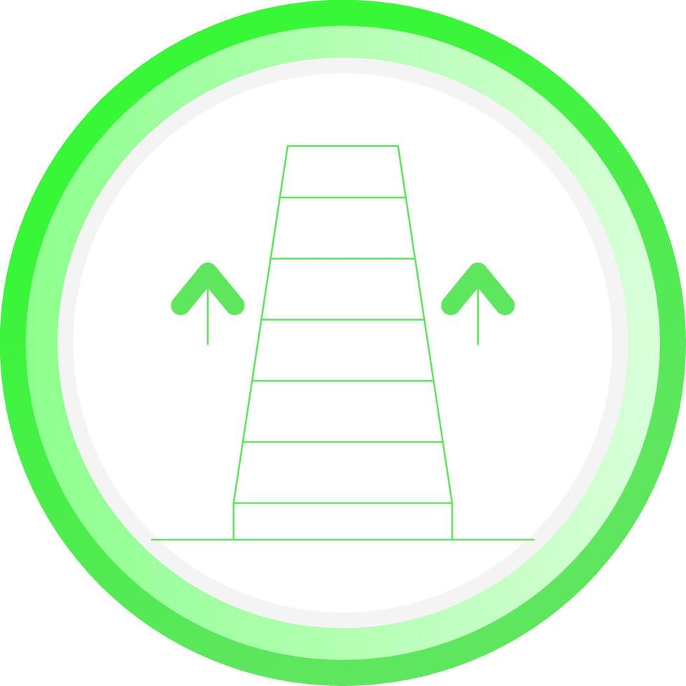 Escalator Creative Icon Design vector