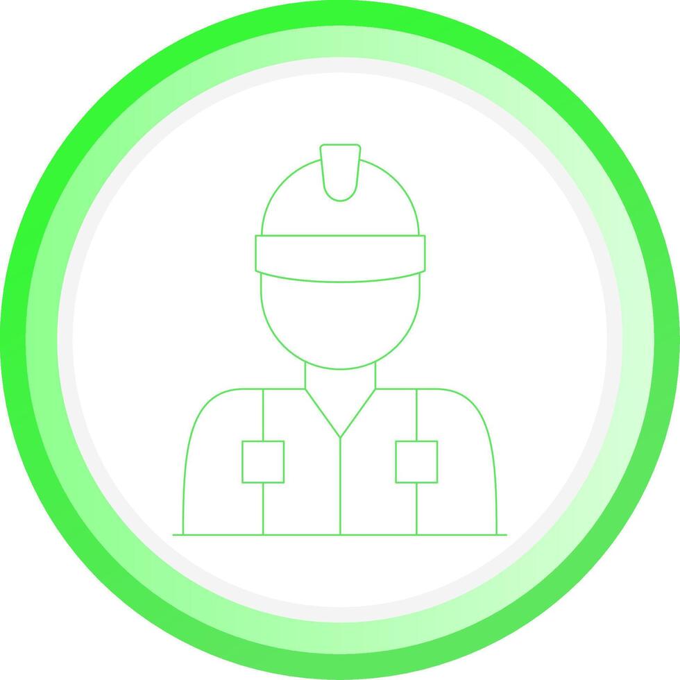 Worker Creative Icon Design vector