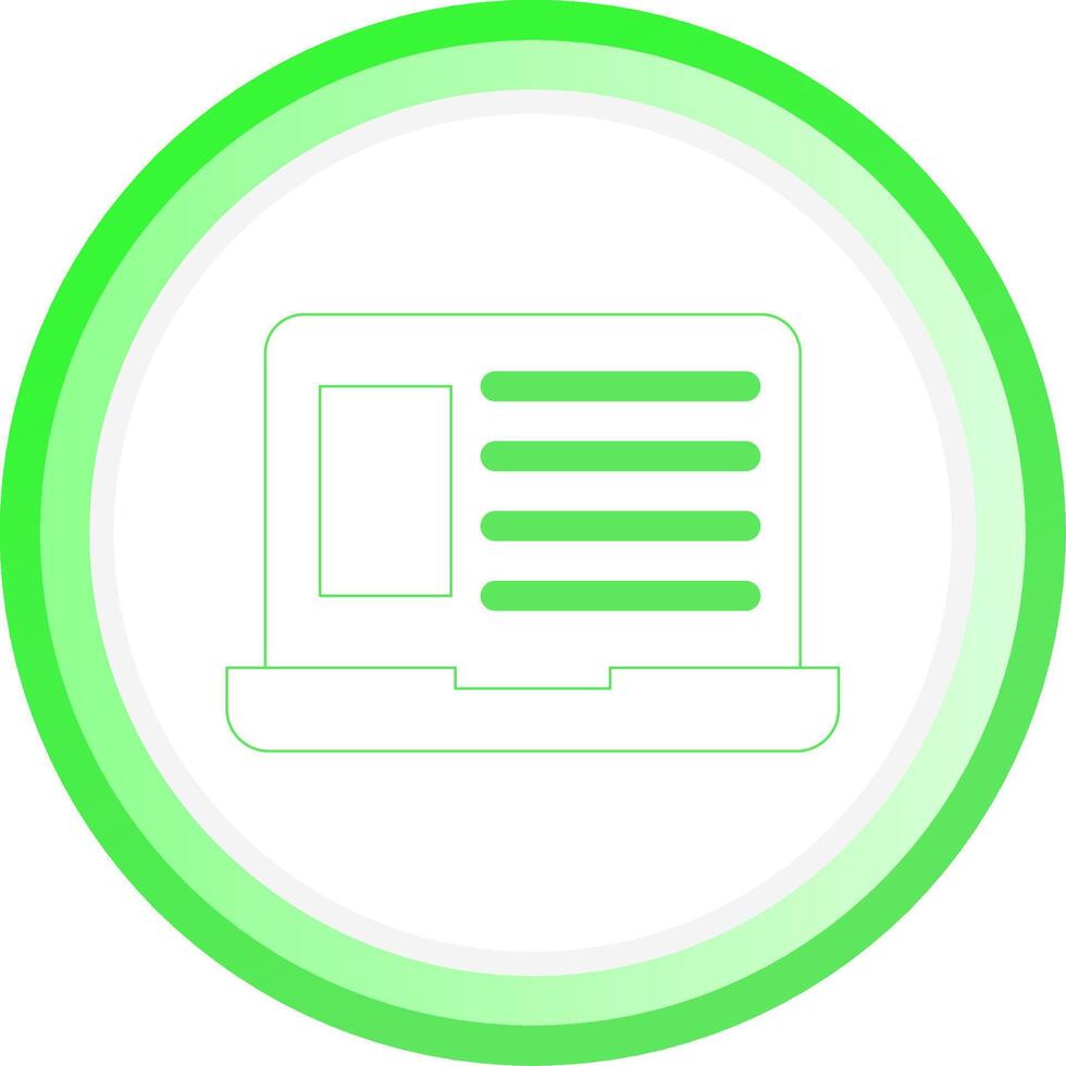 Laptop Creative Icon Design vector