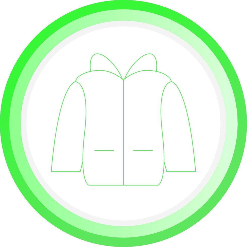 diseño de icono creativo de chaqueta vector