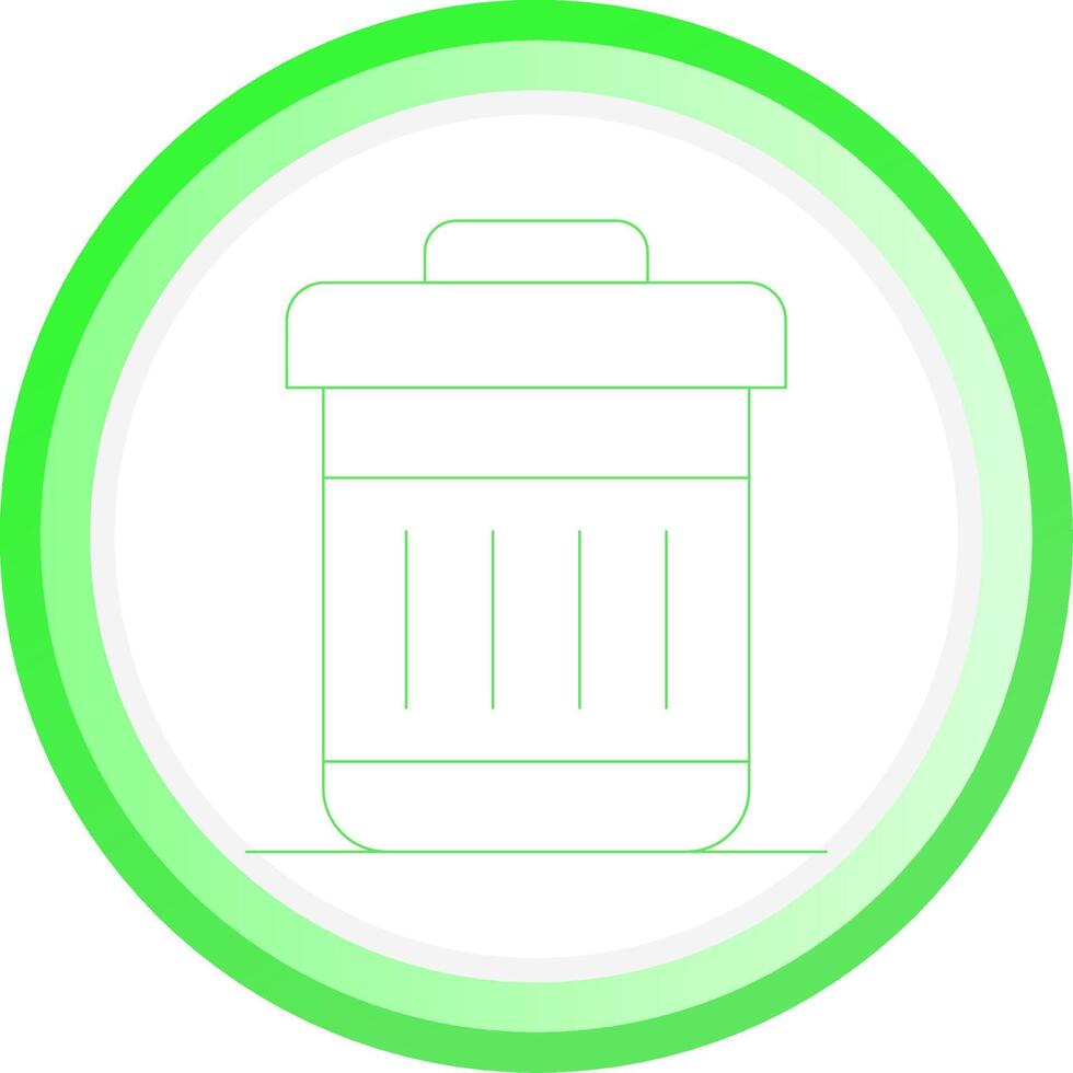 Garbage Creative Icon Design vector