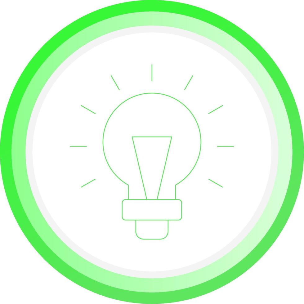 Bulb Creative Icon Design vector