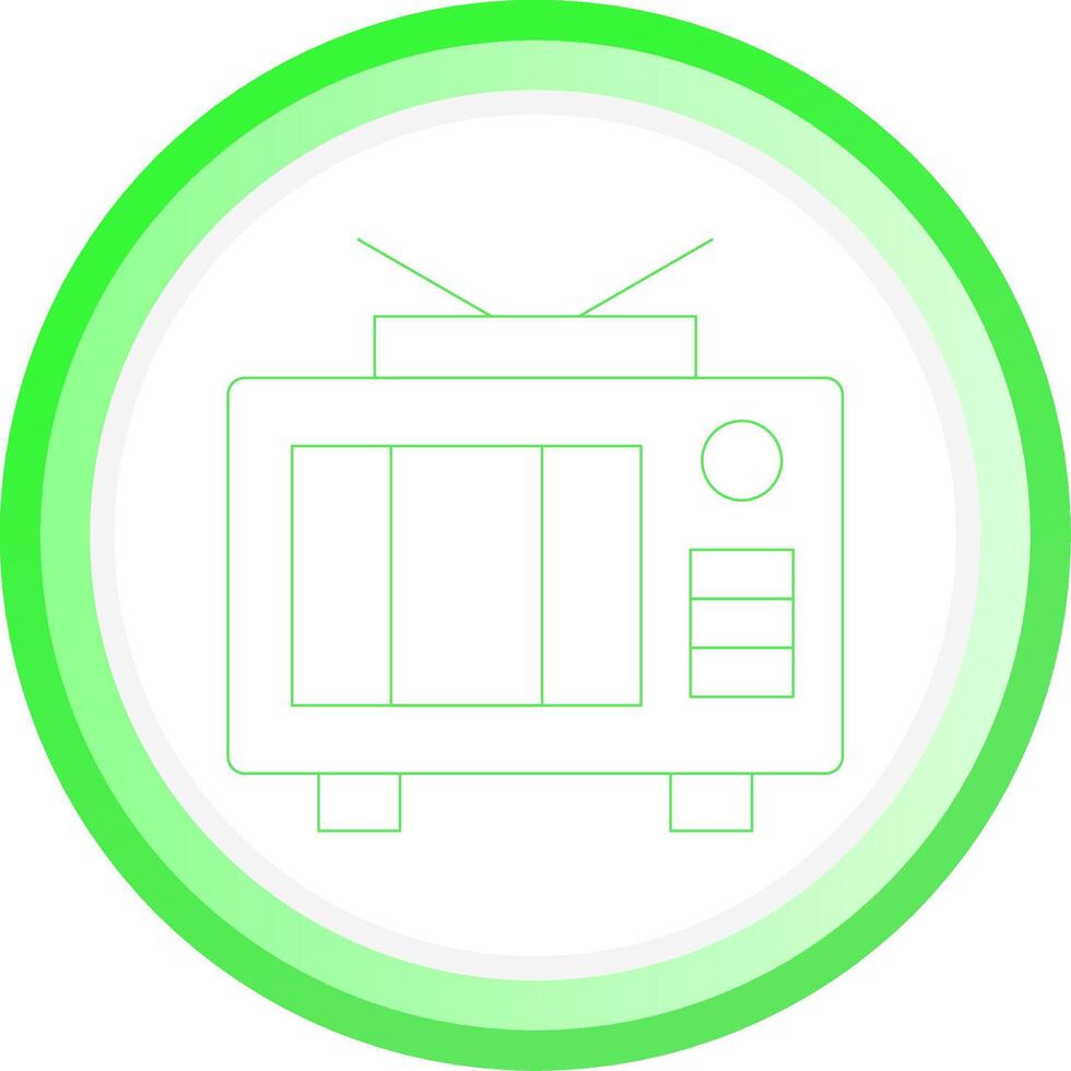 Tv Creative Icon Design vector