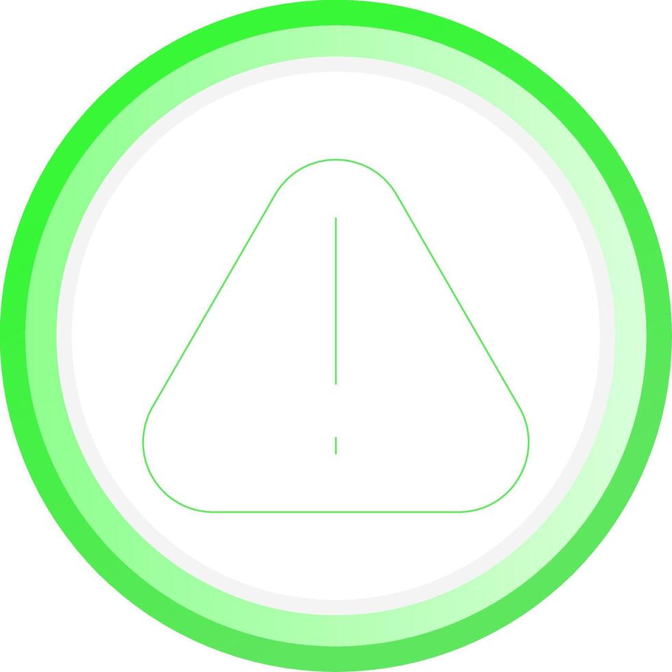 Warning Creative Icon Design vector