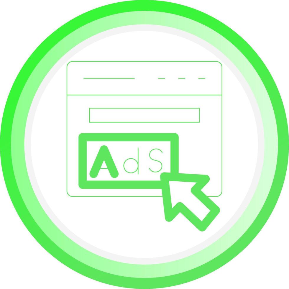 Advertising Creative Icon Design vector