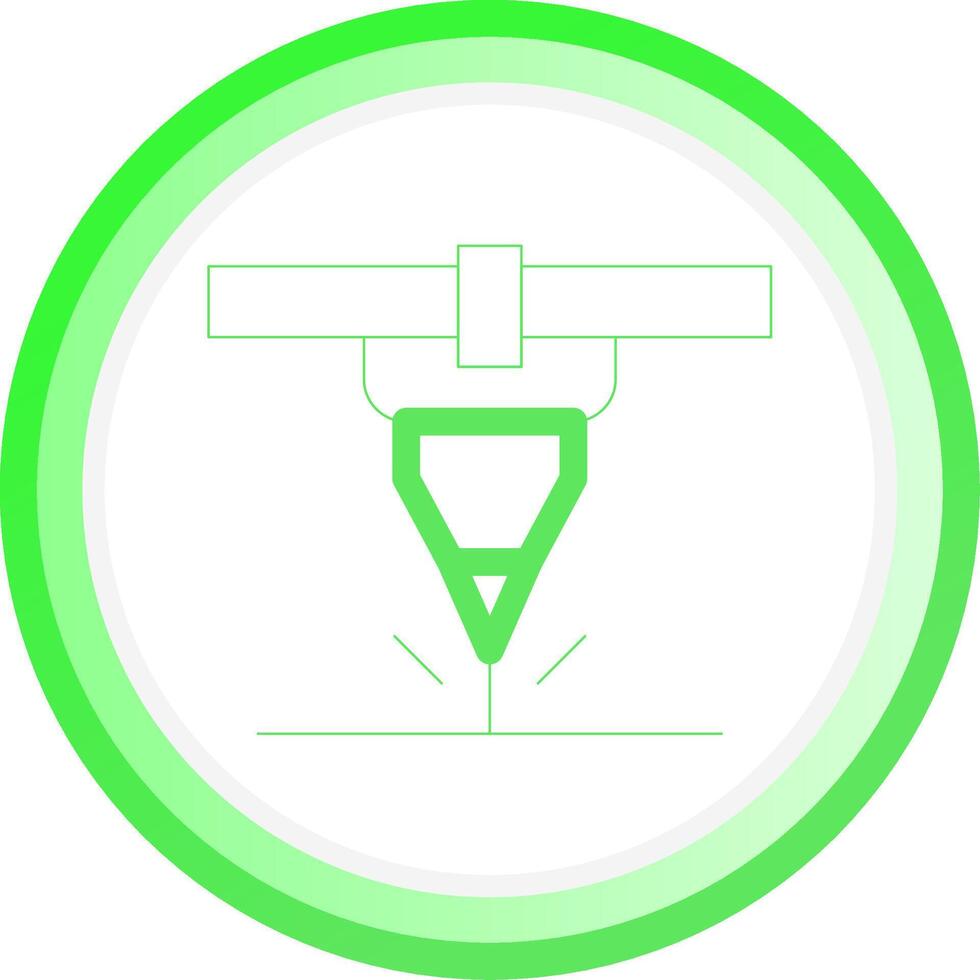 Laser Creative Icon Design vector