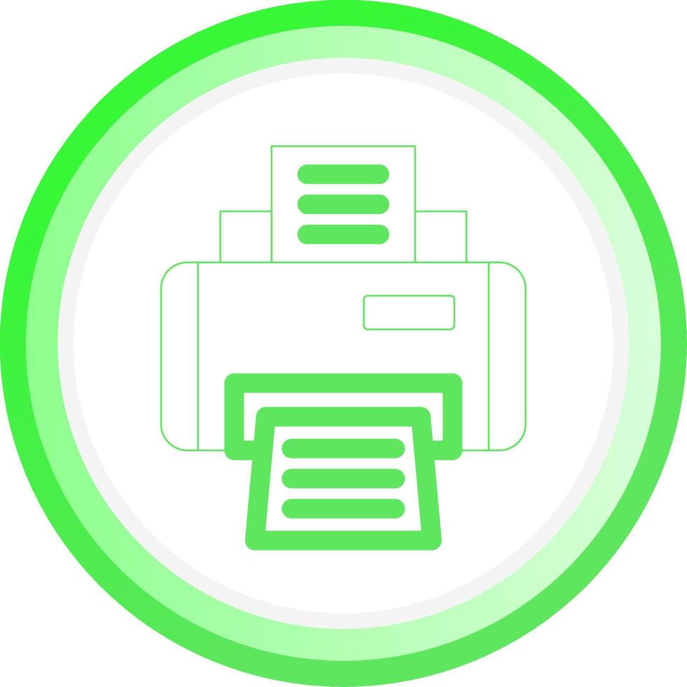 Line Green Circle Gradient Design vector