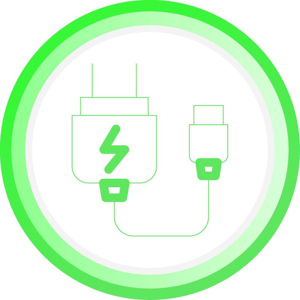 Charger Creative Icon Design vector