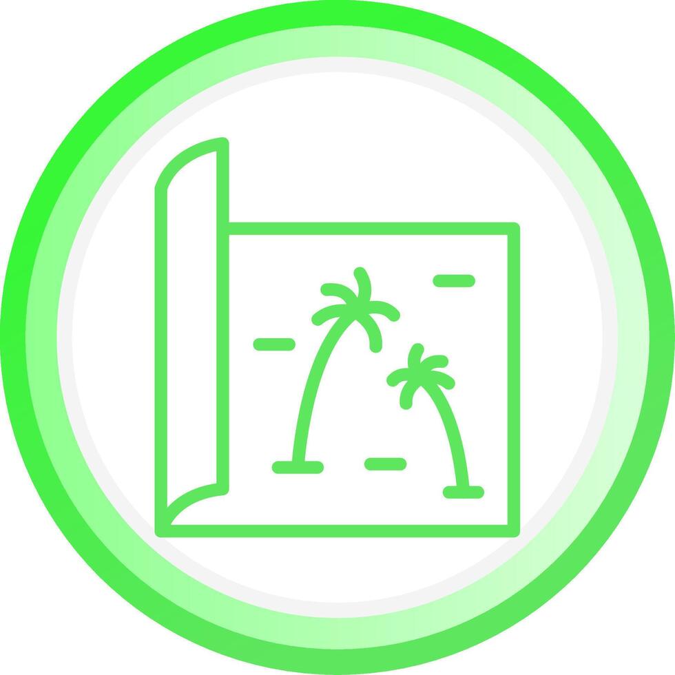 Map Creative Icon Design vector