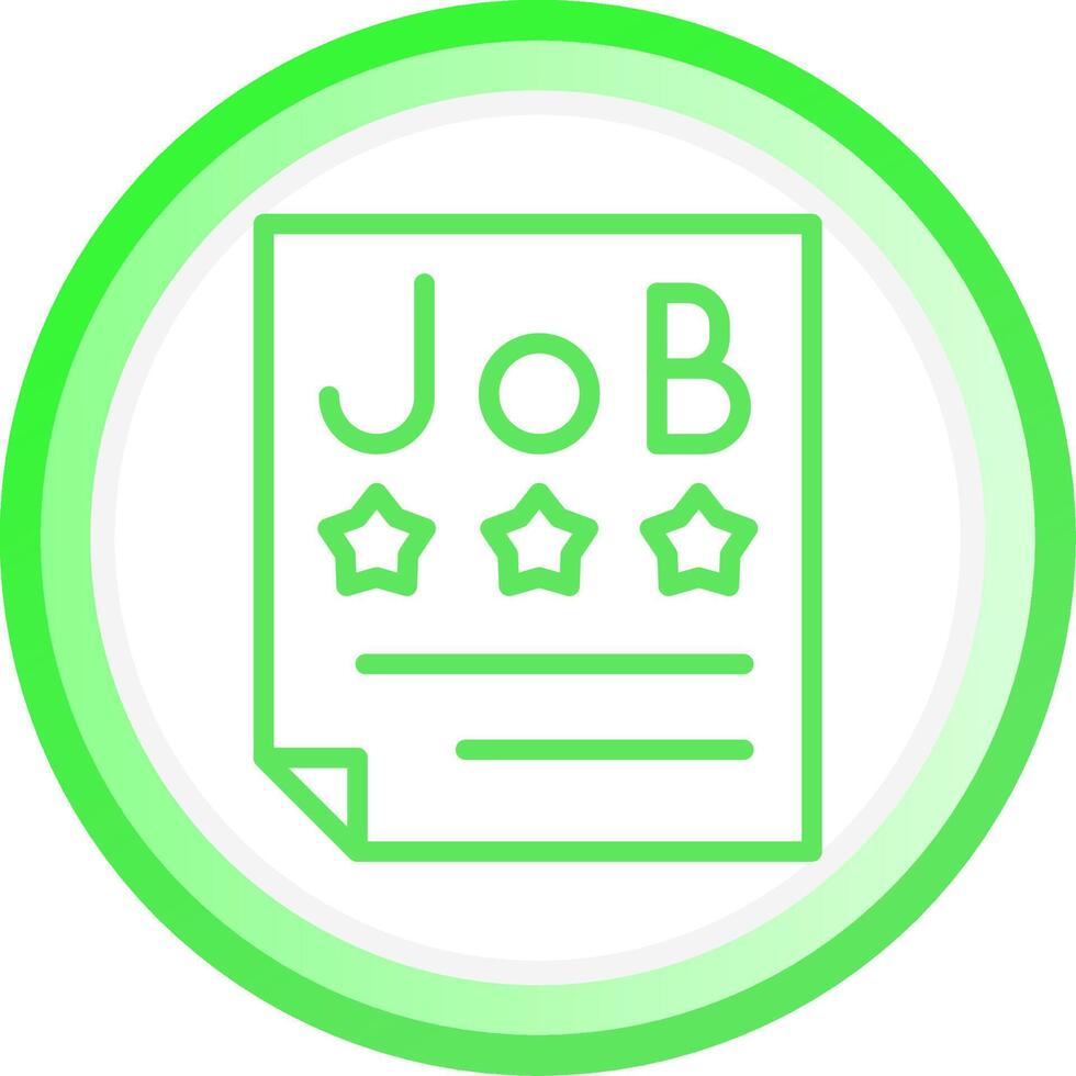 Job Offer Creative Icon Design vector