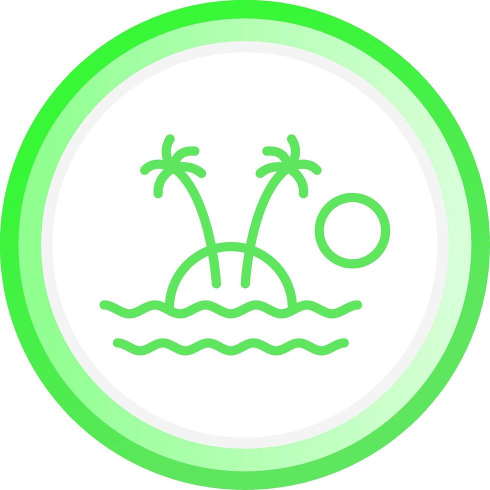 Island Creative Icon Design vector