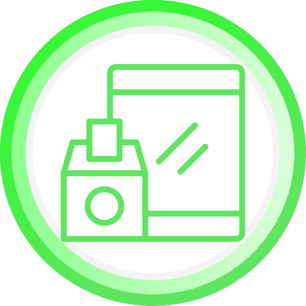 Online Voting Creative Icon Design vector