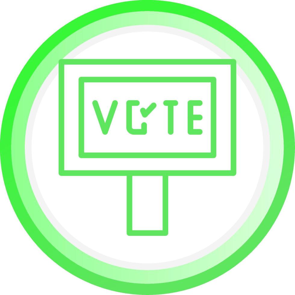 Vote Creative Icon Design vector