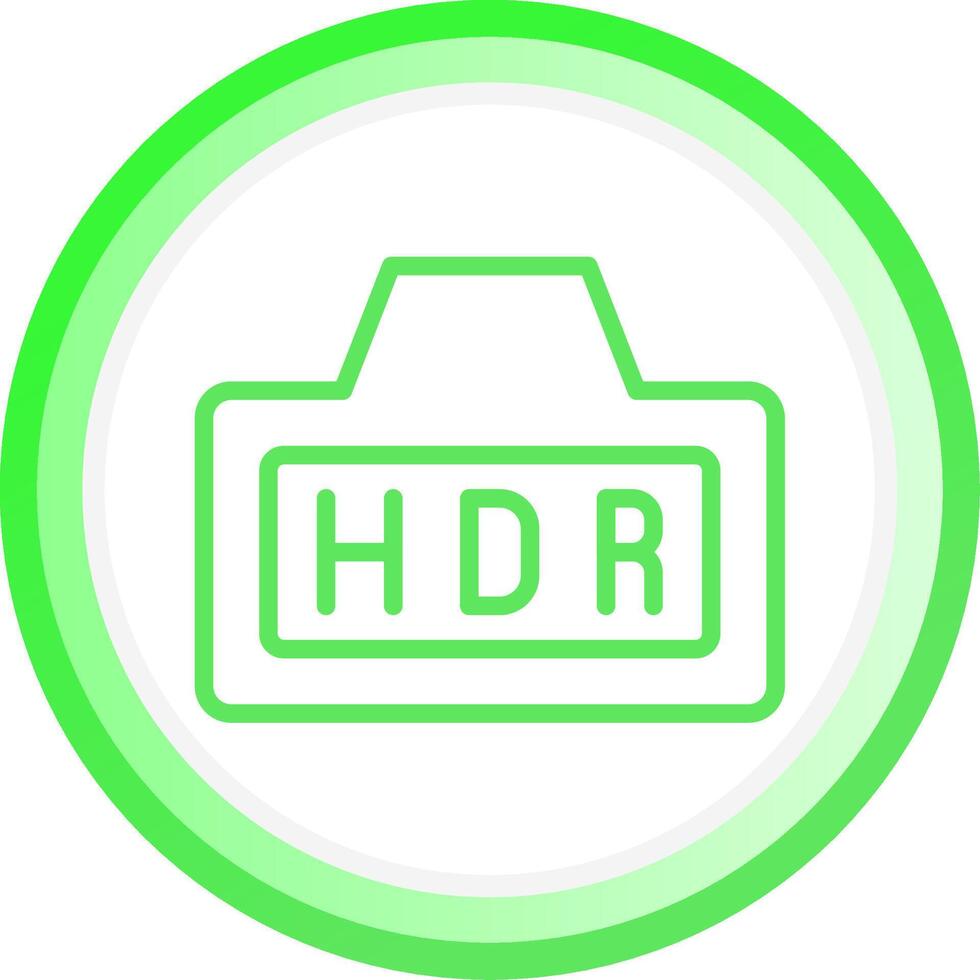 Hdr Creative Icon Design vector