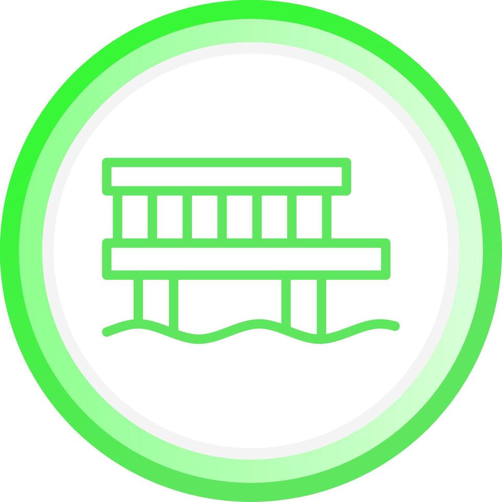 Pier Creative Icon Design vector