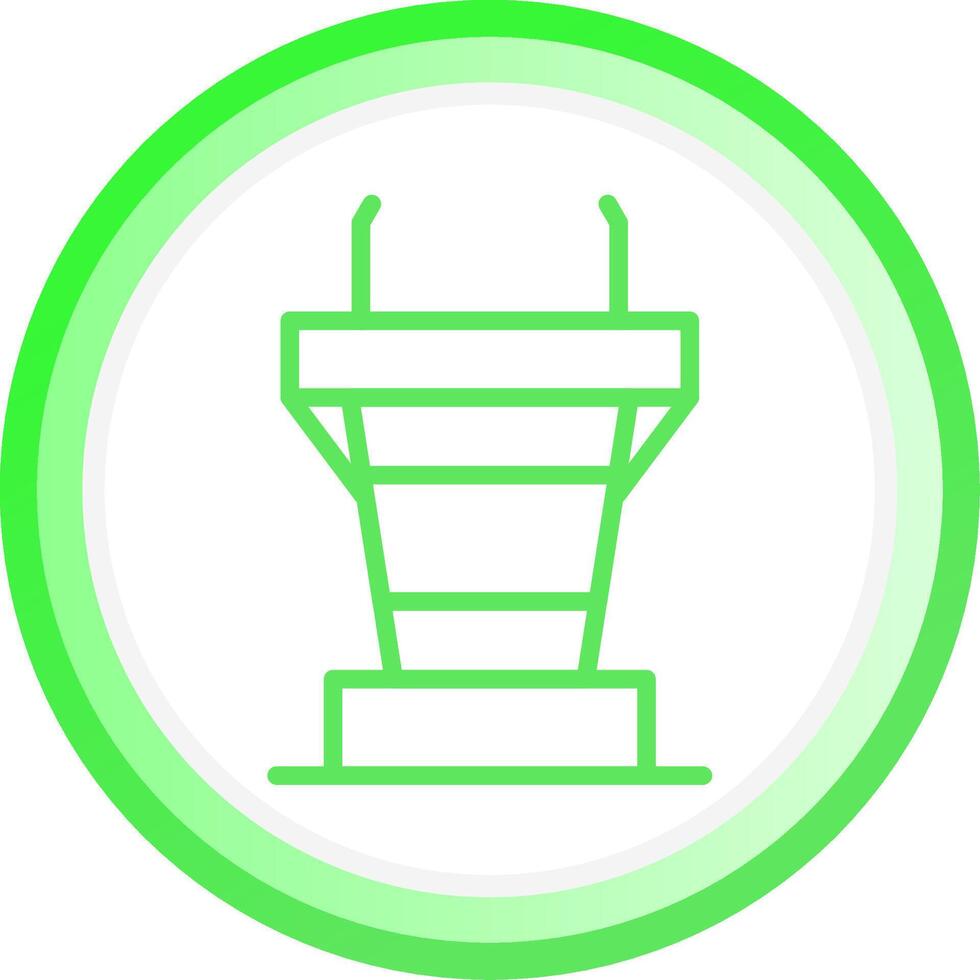 Podium Creative Icon Design vector