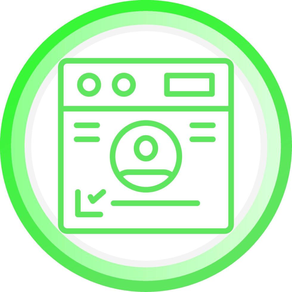 Personal Information Creative Icon Design vector