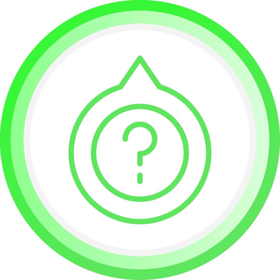 Question Creative Icon Design vector