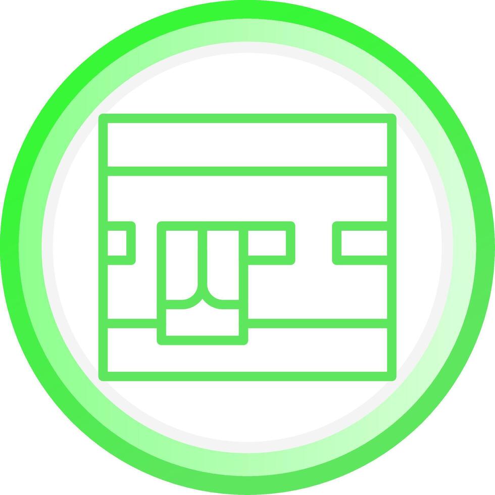 Kaaba Creative Icon Design vector