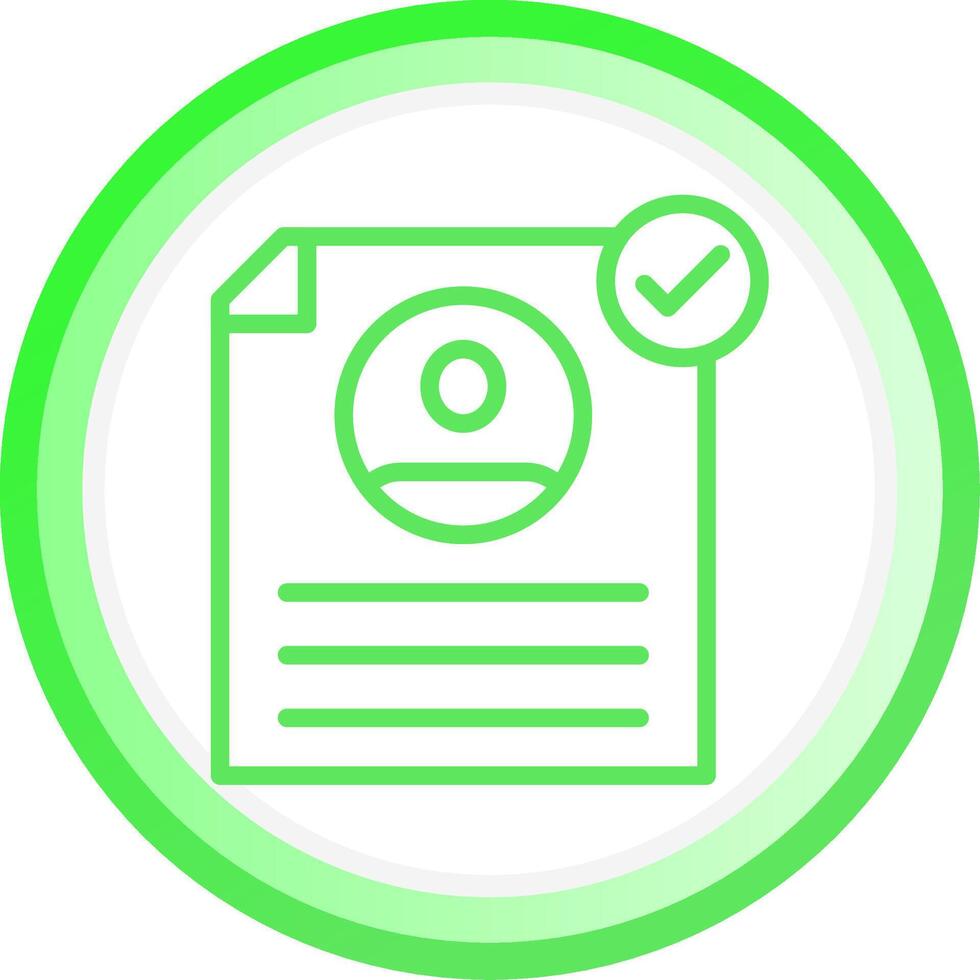 Hired Creative Icon Design vector