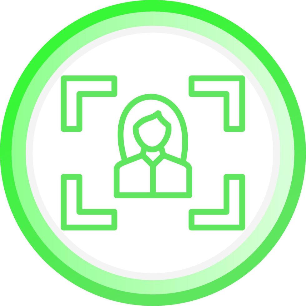 Portrait Creative Icon Design vector