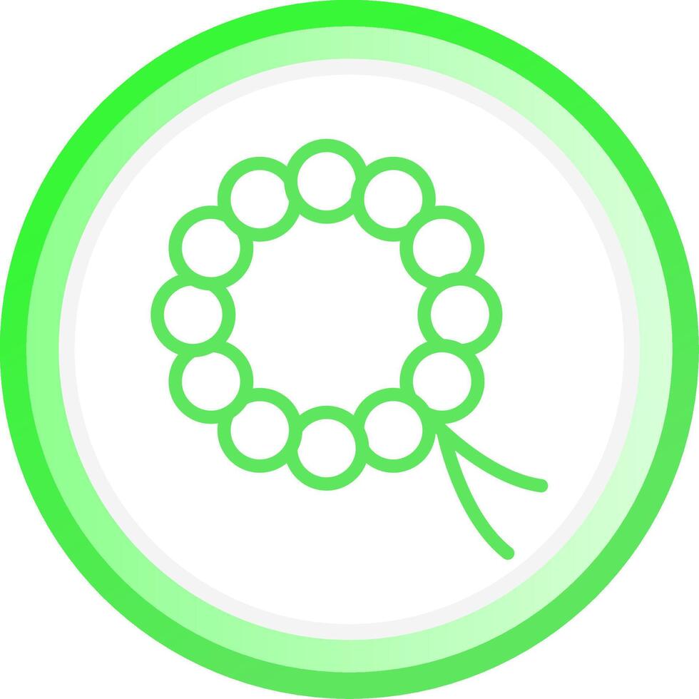 Rosary Creative Icon Design vector