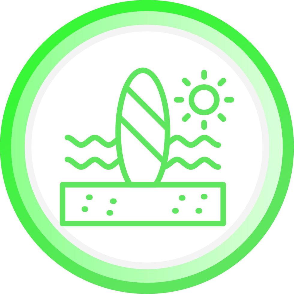 Paddle Surf Creative Icon Design vector