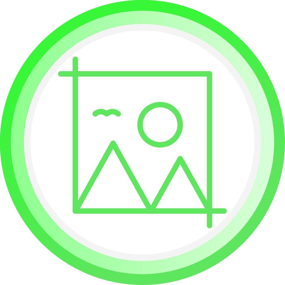 Crop Creative Icon Design vector