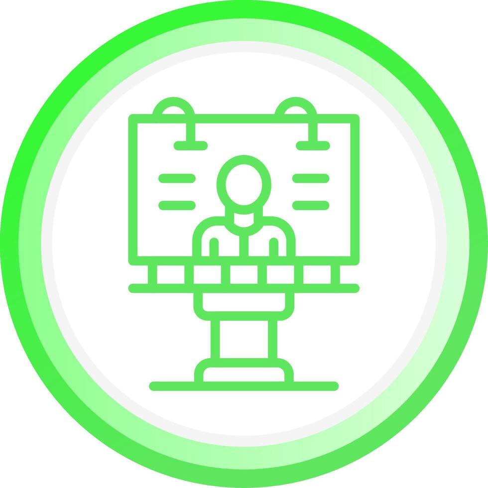 Billboard Creative Icon Design vector