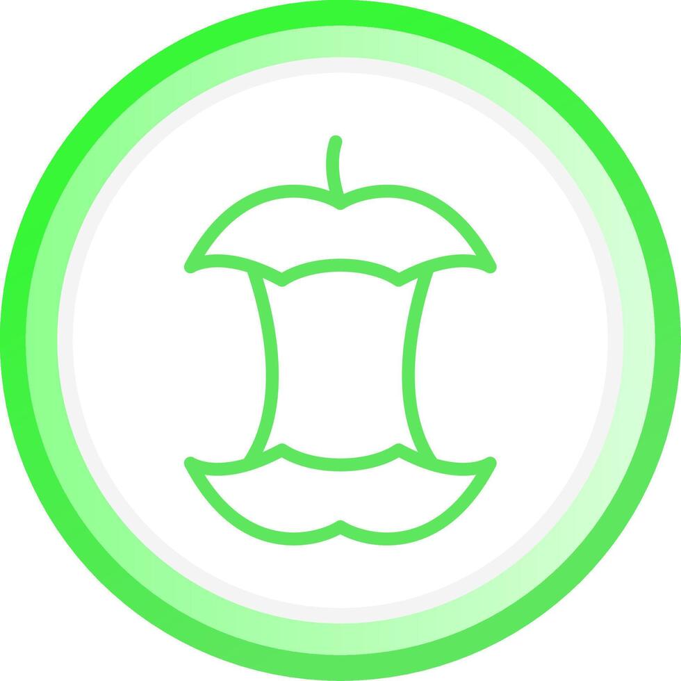 diseño de icono creativo de manzana vector