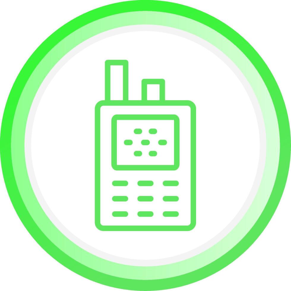 Walkie Talkie Creative Icon Design vector