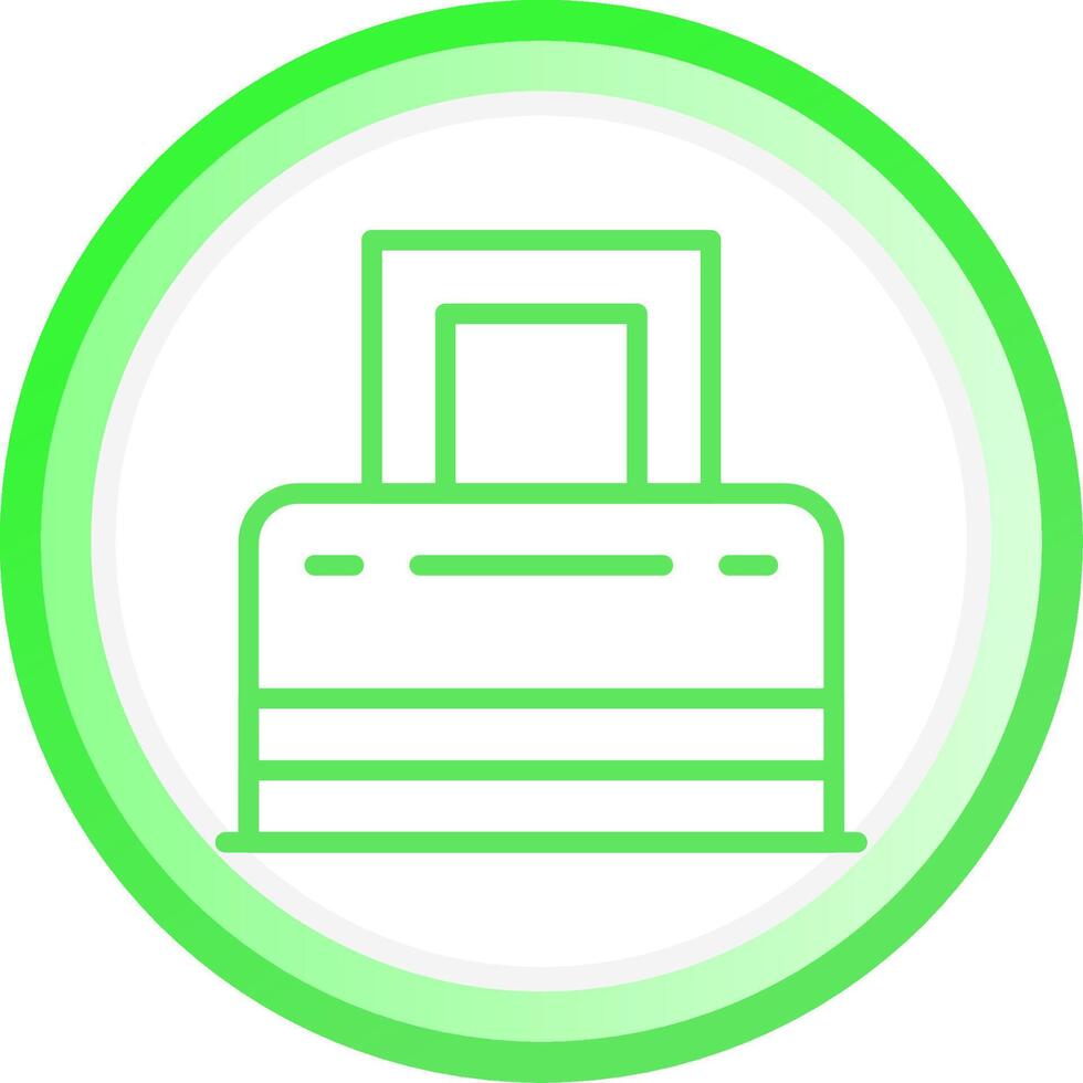 Printer Creative Icon Design vector