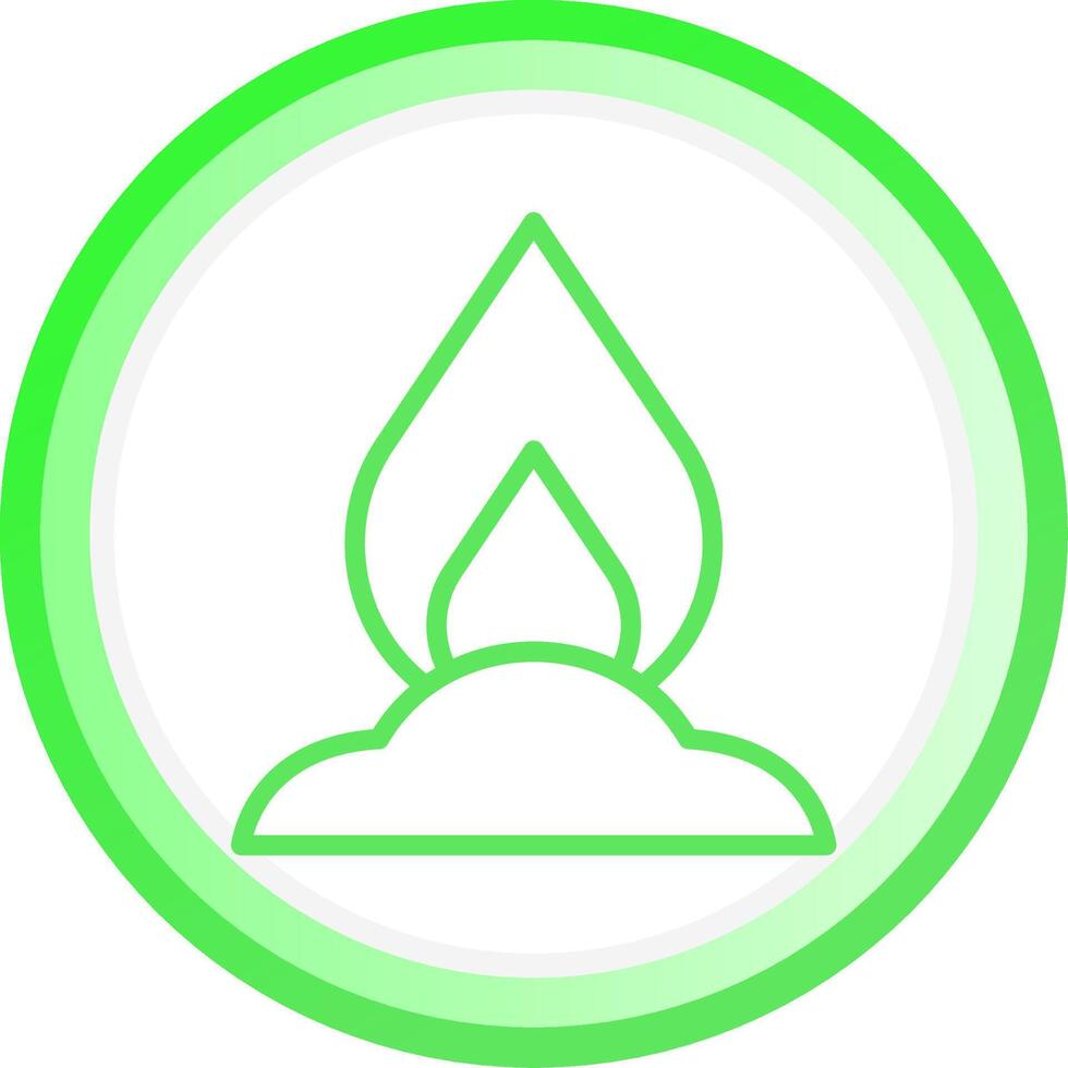Burn Creative Icon Design vector
