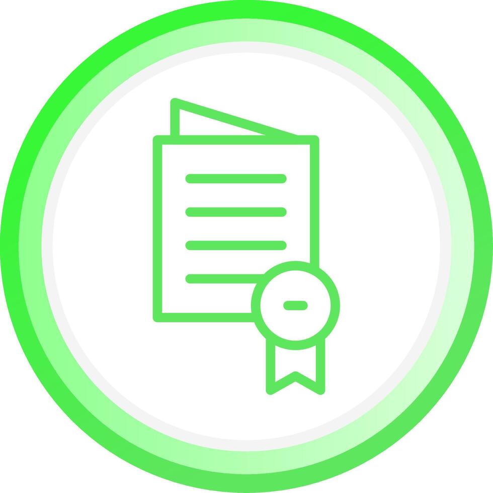 Certificate Creative Icon Design vector