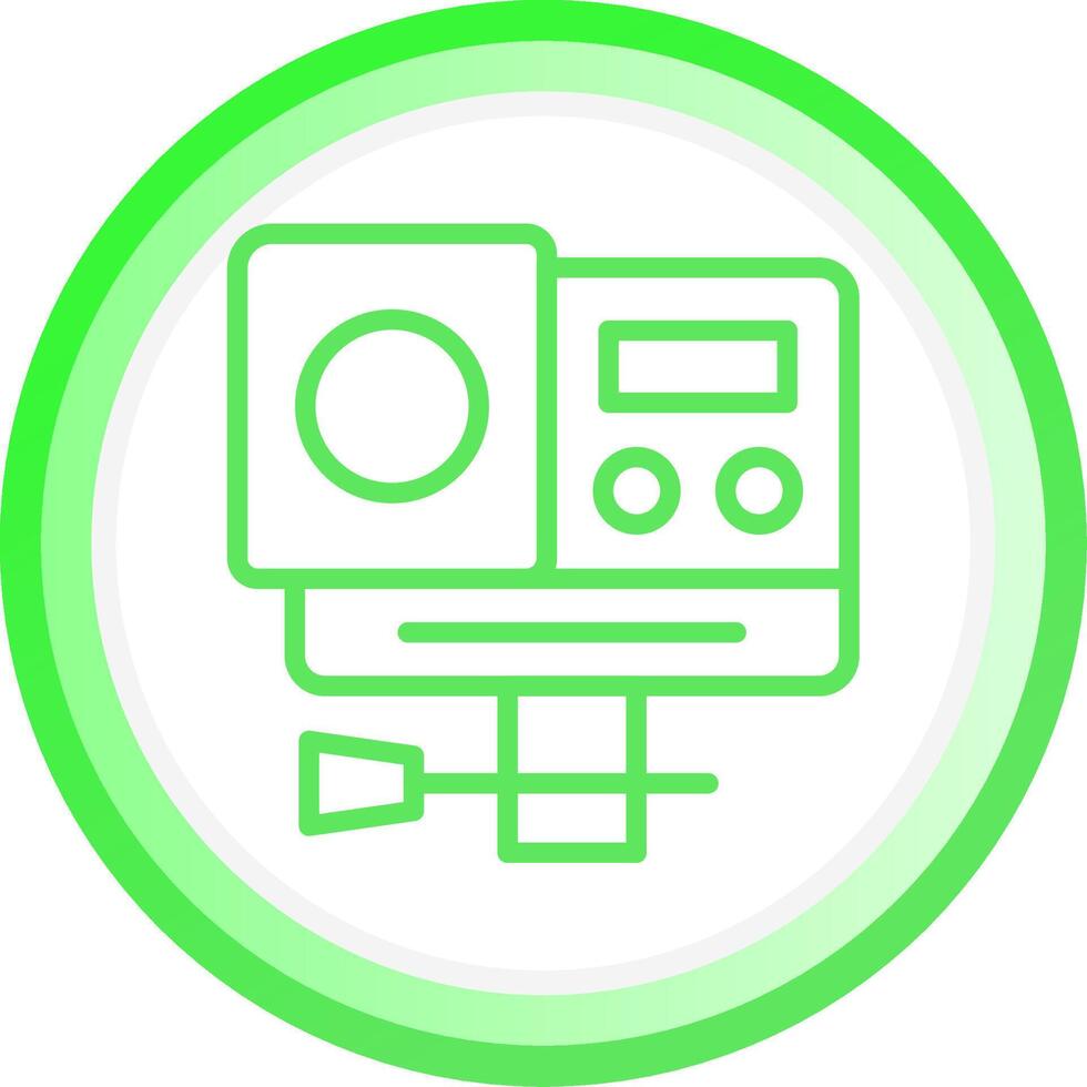 Action Camera Creative Icon Design vector