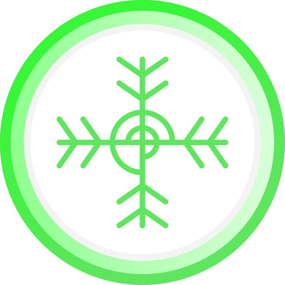 Snowflake Creative Icon Design vector