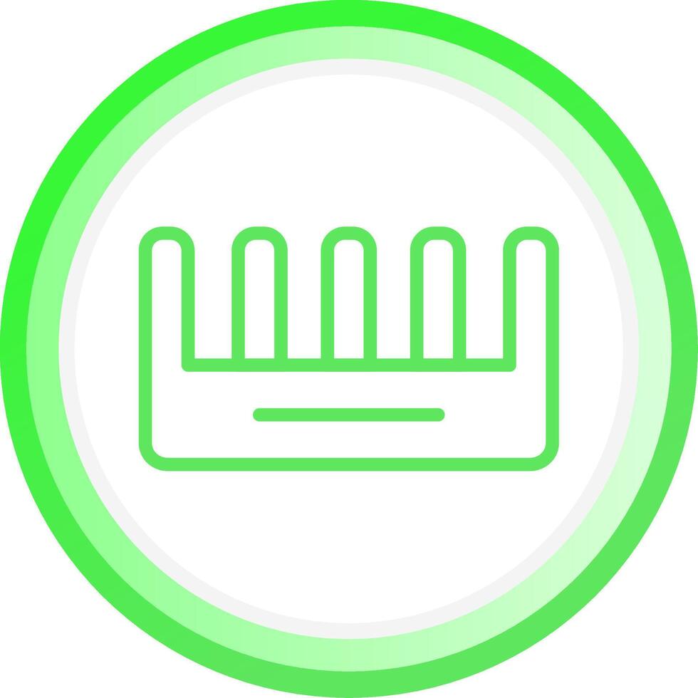 Comb Creative Icon Design vector